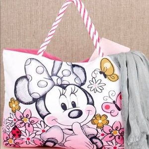 Disney Minnie Mouse Large Canvas Tote